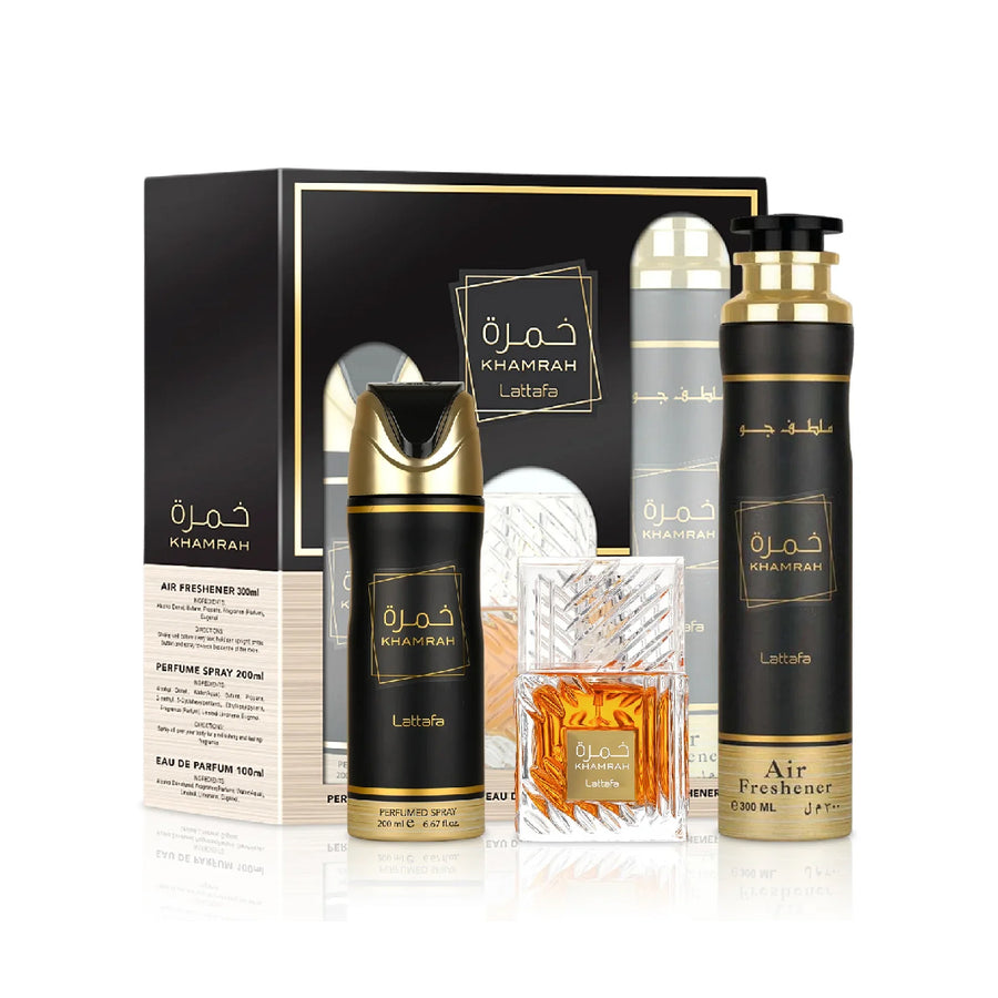 Lattafa Khamrah 2 PCS Gift Set image 0